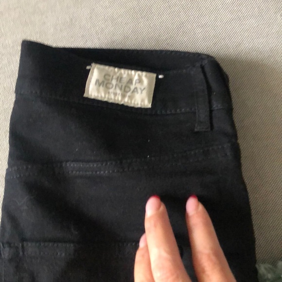 Super high waist black denim new - Picture 4 of 5